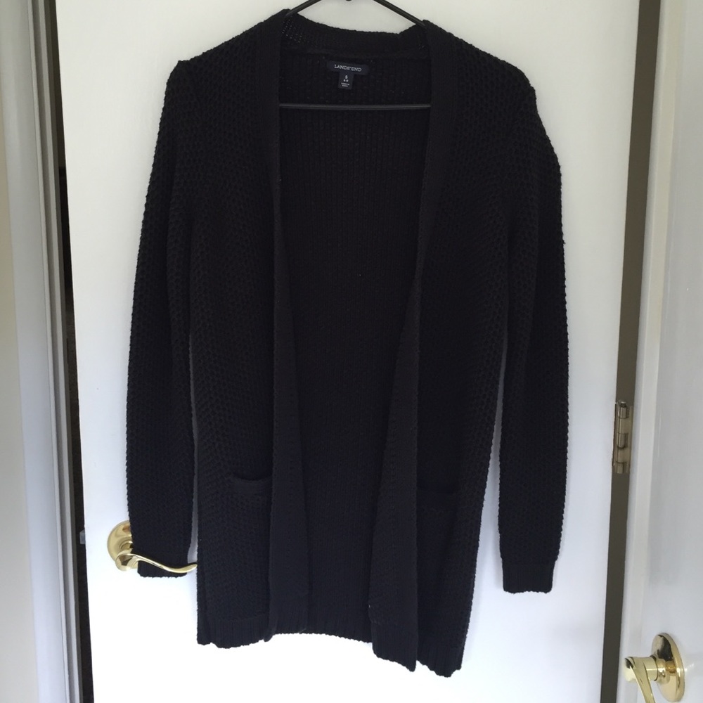 Lands End open cardigan